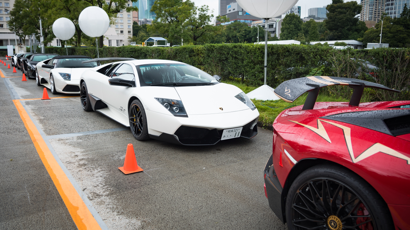 Illustration for article titled Japan's Lamborghini Day Is Delightfully Colorful